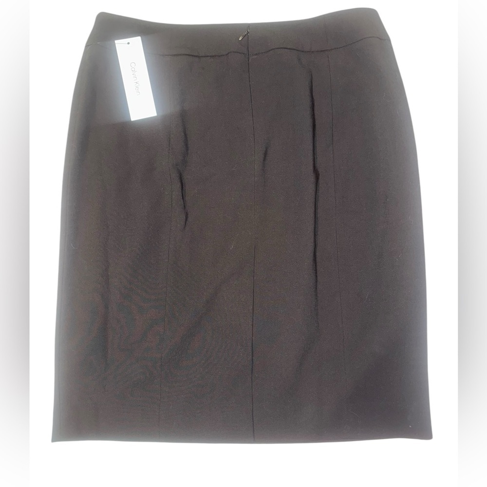 Calvin Klein Classic Black Pencil Skirt - Picture 6 of 8